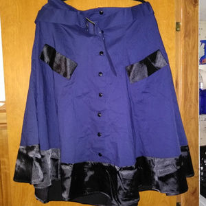 3x 24 Chic Star Navy Black Skirt Button Down